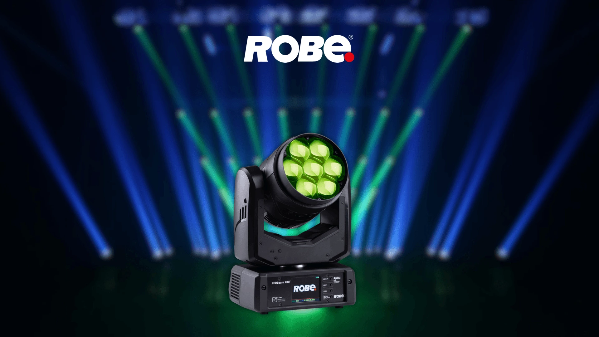 profesionalna scenska rasvjeta - wash beam moving head - Robe LedBeam 200